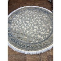Иранский ковер Shahname 1500 021 Серый круг